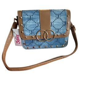 NWT Justice Mini Denim Bag